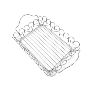 Jabonera Moderna de Hierro Forjado Hecha a Mano, Impermeable, con Acabado Plateado, Perfecta para Hoteles, Villas y Baños Domésticos - Product Image 1