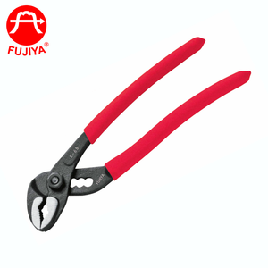FUJIYA Mini pince à bec long Aiguille à mâchoire mince et lisse avec mâchoires dentelées en acier Poignée souple en plastique Système de mesure métrique OEM - Product Image 1