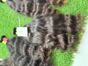 AMRIN INTERNATIONAL Premium Indian Remy Body Wave Hair Bundles HD 100% Density Machine Double Weft Chemical Processing Free All - Product Image 3