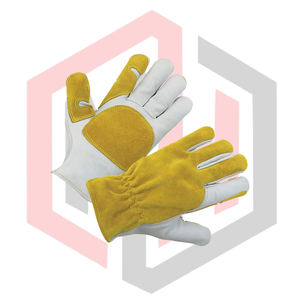 Gants de conduite en cuir de vachette de qualité supérieure, paume en cuir antidérapante, résistants aux déchirures, respirants, sans silicone, couleur et logo personnalisés - Product Image 2