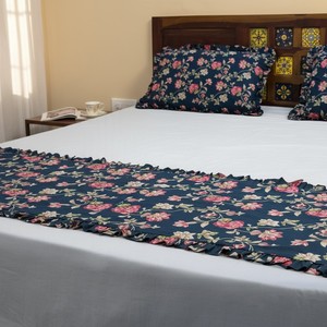 Cubrecama de Algodón con Estampado Floral de Primera Calidad, Interiores de Hotel de Lujo, Uso Doméstico, Bajo MOQ, Suministro al por Mayor Personalizado, Fabricante de la India - Product Image 1