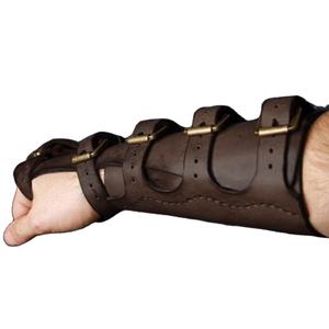 Protector de Muñeca de Cuero Estilo Punk, Patrón Vikingo, Geométrico, Retro, Equipo de Protección para Montar - Product Image 4