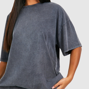 Camisetas de Verano Casuales para Mujer, de Manga Corta, Tejido Grueso, Estilo Vintage, Transpirables - Product Image 4