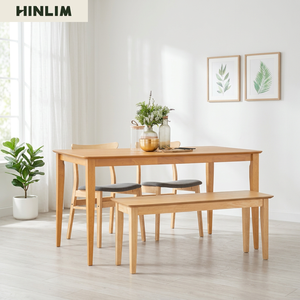 <b>Rustic</b> Wooden <b>Dining</b> <b>Chair</b> Solid Wood Legs Modern Scandinavian Design for <b>Dining</b> Room Furniture Home Use Apartment Hotel - Product Image 2