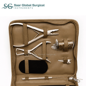 Kit professionnel de pinces pour extensions capillaires à usage commercial, avec boîte de perles à boucle, fils et aiguilles en C en acier inoxydable de qualité chirurgicale - Product Image 3