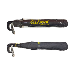 Paraguas Plegable Negro Sharkk Panna 55 2 en 1 para Hombre y Mujer, Paraguas de Viaje Ligero y Compacto con Estructura de Acero - Product Image 4