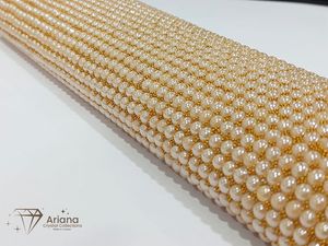 Lámina de Malla de Cristal Color Durazno Marrón, Tela de Malla con Pedrería Premium para Decoración de Vestidos de Novia, Manualidades y Joyería - Product Image 3