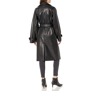 Manteau long à revers pour femme, élégant et chaud, vêtement d'extérieur d'hiver, mode décontractée moderne, fournisseur en gros, manteau long décontracté pour femme - Product Image 4