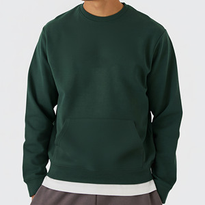 Sudadera Personalizada para Hombre, Cuello Redondo, 100% Algodón, Felpa Francesa de 420 GSM, Color Sólido, Lavado Ácido, Estilo Vintage - Product Image 1