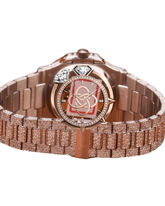 Reloj de Lujo Personalizado con Moissanita para Hombre, Reloj de Pulsera de Cuarzo de Acero Inoxidable con Diamantes - Product Image 3