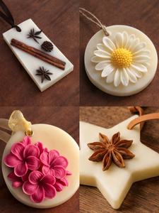 Luxeport Exim - Bolsita de Cera Perfumada Hecha a Mano / Vela sin Mecha Ecológica Modelo WISH 10, MOQ Bajo, para Festivales/Bodas/Hogar - Product Image 4