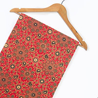 Tela de algodón étnica Kalamkari Hand Block Print para tapicería, manualidades y muebles para el hogar