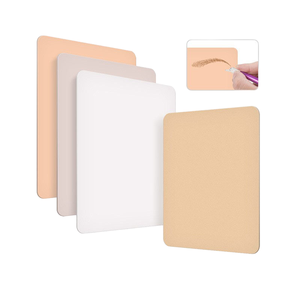 Double Blank Latex <b>Practice</b> Skin Multicolor Inkless Eyebrow Tattoo Microblading Training <b>Pad</b> - Product Image 2