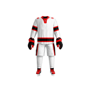 Uniforme de hockey sur glace personnalisé pour équipe masculine, double face, sublimation OEM, réversible, produits en promotion. - Product Image 3