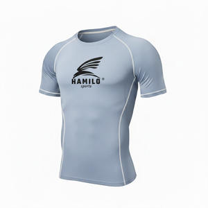เสื้อคอมเพรสชั่นผู้ชายปี 2024 โลโก้สั่งทำ คุณภาพสูง ระบายอากาศได้ดี ผ้าถักเนื้อแน่น สวมใส่สบาย คอกลม แขนยาว - Product Image 6