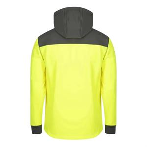 Chaqueta Impermeable de Alta Visibilidad para Hombre, ANSI Clase 3, con Capucha Reflectante, Cierre Frontal, Ropa de Trabajo de Alta Visibilidad, Venta al Por Mayor - Product Image 4