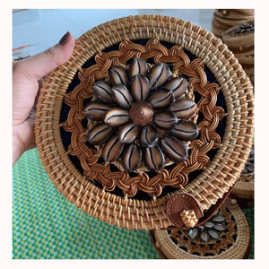 Handcrafted Natural Rattan Shoulder <b>Bag</b> Vietnam Woven Crossbody Handbag for Boho Summer Beach Holiday Fashion - Product Image 3