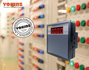 YOKINS เครื่องวัดตัวประกอบกำลังไฟฟ้าแบบดิจิตอลสำหรับระบบไฟฟ้ากระแสสลับเฟสเดียว 500V 5A 96x96 มม. - Product Image 3