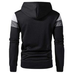 Sweat-shirt à capuche unisexe surdimensionné en coton rose uni, tissu French Terry, décontracté, pour l'automne, avec poche, coupe classique - Product Image 2