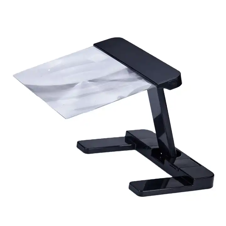 3X Foldable Hand Free Full Page LED Lighted Magnifying Sheet, industrial magnifying  glass supplier
