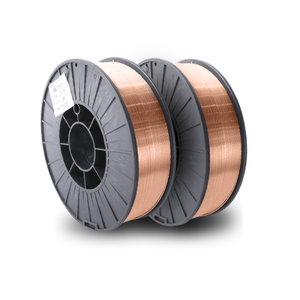 ลวดเชื่อม AWS A5.18 ER70S-6 ชุบทองแดง สำหรับงานเชื่อม GMAW MIG ความยาว 20 ฟุต บรรจุภัณฑ์แบบ FCL มีจำหน่ายจำนวนมากในรูปแบบดรัมและสปูล รองรับ OEM - Product Image 1