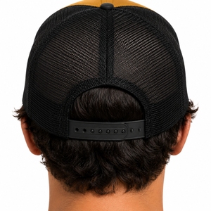 Casquette de camionneur unisexe personnalisable, imperméable, respirante, en maille, réglable, avec fermeture snapback, coutures de qualité supérieure, style streetwear urbain, légère - Product Image 5