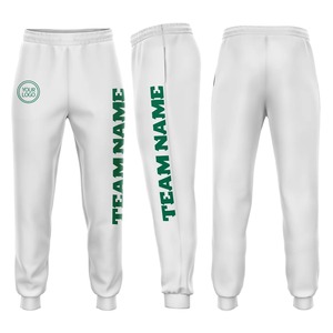 Pantalones Deportivos de Felpa Premium con Logotipo Bordado Personalizado, Estampado Lateral, Transpirables, para Gimnasio, con Bolsillos - Product Image 4