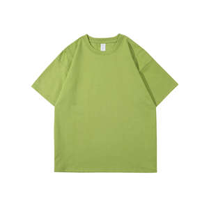 เสื้อยืดผู้ชายทรงหลวม 280gsm ไซส์ใหญ่ ปรับแต่งได้ ชุดกีฬา เสื้อเปล่าลำลอง สีดำ สีขาว ลายเรียบ - Product Image 1