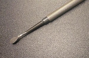 Instruments chirurgicaux orthopédiques Ruya, lime à os à double extrémité # Ciseaux à découper 12CA de 7 pouces à dents croisées, extrémités de 5 mm/6 mm, en acier inoxydable allemand - Product Image 3