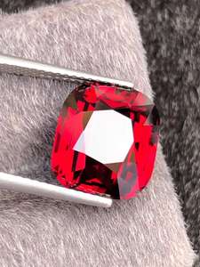 Natural <b>Red</b> Rhodolite Garnet Cushion Cut Loose Gemstone For Fine Jewelry Making Luxury Collector Gem - Product Image 2