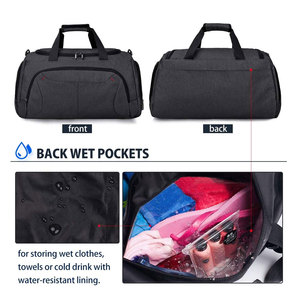 Customized Logo Sports Duffel <b>Bag</b> Water Resistant Durable Gym Duffle <b>Bag</b> with Multi-Pockets for Gym, Travel and Daily Use - Product Image 3