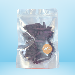 มันเทศม่วงอบกรอบคุณภาพพรีเมียม 100% VF ทอดสุญญากาศ |   ขนมขบเคี้ยวกรอบ ไม่มีน้ำตาลเพิ่ม สุขภาพดี ขายส่ง/OEM - Product Image 2