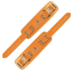 สายรัดข้อเท้าหนังทนทานสำหรับการออกกำลังกายกล้ามเนื้อก้น - สายรัดขาแบบมีแผ่นรองรับน้ำหนักเพื่อความสบายสำหรับอุปกรณ์เสริมความแข็งแรงด้วยสายเคเบิลพูลเลย์ - Product Image 4