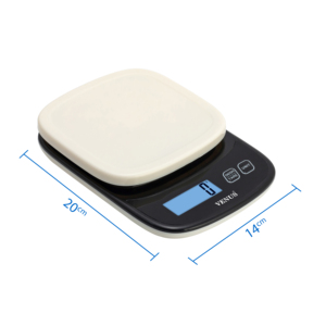 Báscula Digital de Cocina de Alta Precisión HOFFEN KS-310 con Apagado Automático, Funciones Inteligentes, Diseño Portátil y Construcción de Plástico Resistente - Product Image 4