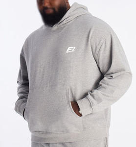 Sudaderas con Capucha de Felpa 100% Algodón para Hombre, Talla Grande, Unisex, OEM, Transpirables, con Logotipo Personalizado, Fabricación B2B de Alta Calidad - Product Image 4