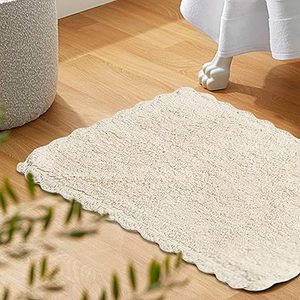 Tapis de bain personnalisés en coton à séchage rapide, design exclusif, fabrication mécanique, vente en gros pour salles de bain - Product Image 2