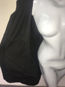 short sleeve Post Mastectomy Zip Up Shirts with <b>Drain</b> Pockets Surgery Recovery women tshirt - Product Image 3