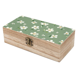 Wooden Storage <b>Container</b> with Lid Decorative Keepsake Jewelry Organizer Case <b>Bamboo</b> Boxes - Product Image 5
