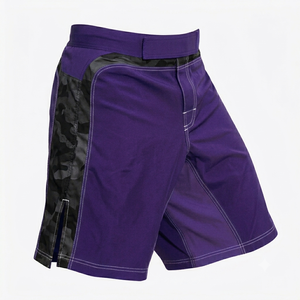 Pantalones cortos de lucha MMA personalizados para hombres Pantalones cortos transpirables de entrenamiento elástico para boxeo Muay Thai BJJ - Product Image 4