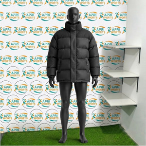 Chaqueta acolchada de manga larga para hombre, hecha de tela de poliéster y nailon, diseño de paneles múltiples, chaqueta acolchada de manga larga para hombre - Product Image 2