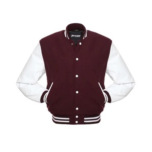 Chaqueta Varsity de Cuero para Hombre, de Lujo, Personalizada, de Alta Calidad, Resistente al Agua, Ligera, Hecha a Mano, Estilo Letterman, al por Mayor - Product Image 1