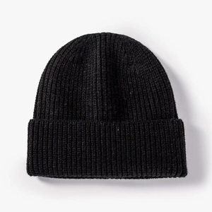 Unisex <b>Green</b> Knit <b>Beanie</b> Hat 100% Acrylic Cuffed Winter Cap Solid Color Casual Style Adult Size 56-58CM - Product Image 6