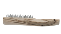 Brosse métallique robuste en acier inoxydable pour préparation de surfaces métalliques et élimination de la rouille, vente chaude, DIY, OEM, garantie 3 ans