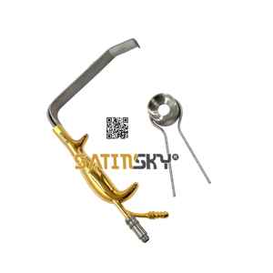 Retractor Splanchnic Harrington de Grado Satinsky, Manual, con Fibra Óptica, 40 mm, Acero Inoxidable, para Cirugía Plástica, Clase III, Certificado CE - Product Image 2