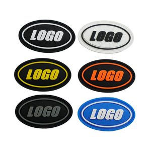 Parches de Goma 3D con Logotipo, Forma Ovalada, Diseño en Relieve, para Ropa, Gorras, Mochilas, Bolsos, Chaquetas, Uniformes, Decoración Personalizada PLADA SPORTS - Product Image 2