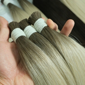 Extensions de cheveux naturels en vrac, blonds, vierges, qualité supérieure, sans synthétique, produit de beauté vietnamien - Product Image 5