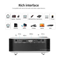 AUN A2000 Projecteur CE pas cher MINI Vidéo Portable Intelligent Jeux Maison TV LCD Projecteurs DLP Téléphone Portable Chambre Enfants Cadeau Enfant