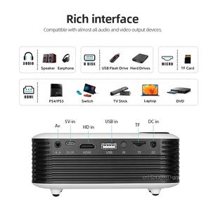 Proyector AUN A2000 Económico con Certificación CE, Mini Proyector de Video Portátil Inteligente para Juegos, TV, LCD, DLP, Teléfono Móvil, Habitación Infantil, Regalo para Niños - Product Image 3