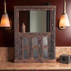 Mostrador de Recepción Comercial de Madera Moderna con Aspecto Vintage, Acabado Pulido, Decoración Combinable, MOQ 1 Contenedor - Product Image 5