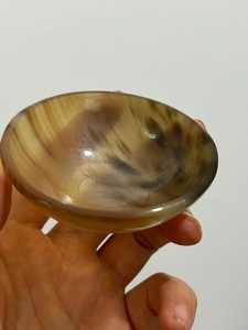 Handmade Polished Round Natural Horn <b>Decorative</b> <b>Plate</b> Modern Solid Pattern Eco-Friendly & Durable Party - Product Image 4